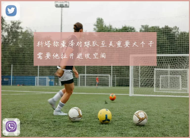 科塔称豪泽对球队至关重要大个子需要他拉开进攻空间
